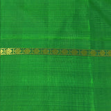 Charita thread checked kanchi silk saree