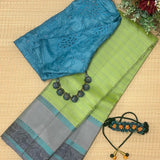 Kimaya Quad Stripe Silk Saree