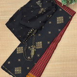 Ranya Paalum Pazhamum Kanchi Silk Saree - Black