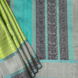Kimaya Quad Stripe Silk Saree