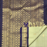 Mohana Spade Kanchipuram Silk Saree - Pista Green