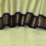 Mohana Spade Kanchipuram Silk Saree - Pista Green