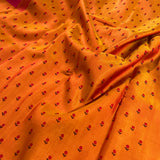 Mila half and half little flowers kanchipuram silk saree