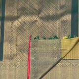 Sumangala Linked Dots Kanchipuram Silk Saree - Olive