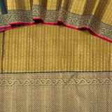 Sumangala Linked Dots Kanchipuram Silk Saree - Olive