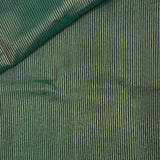 Striped Kanchi Silk Fabric - Green