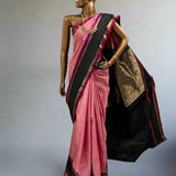 Mohana tricolour kanchipuram silk saree