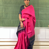 Charita chettinad checked Kanchipuram silk saree