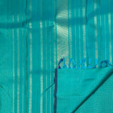 Nihira Twinline Kanchipuram Silk Saree - Teal