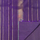Nihira Temple Kanchipuram Silk Saree - Violet