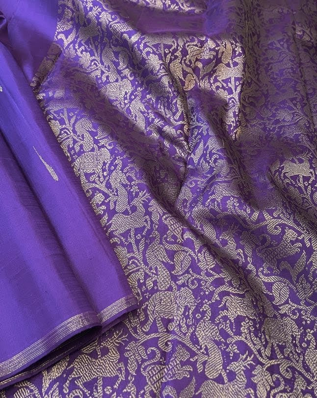 Vera vanasingaram pallu kanchi silk saree