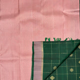 Charita Dual motif Kanchipuram Silk Saree - Green