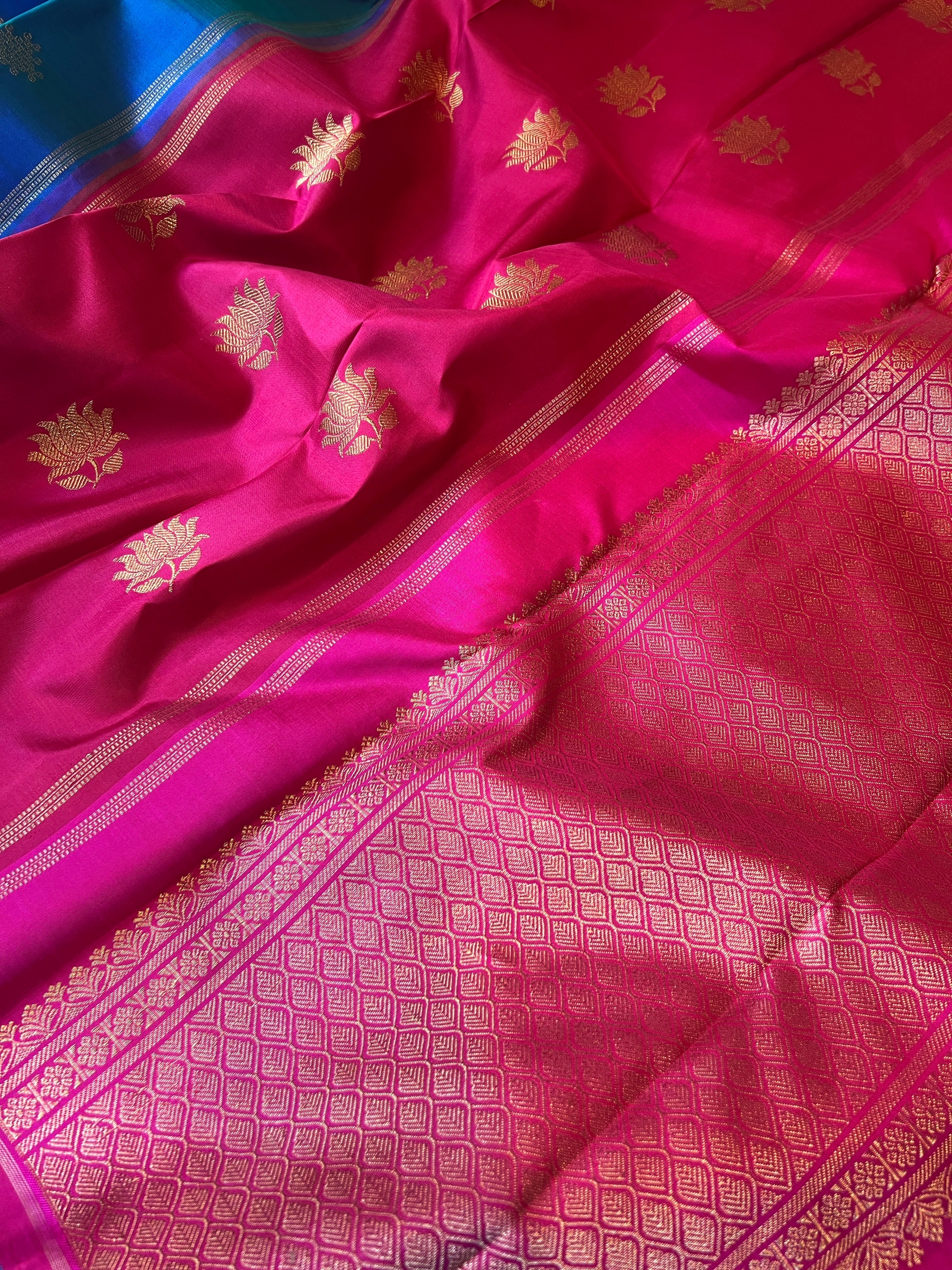 Vera kolam kanchipuram silk saree