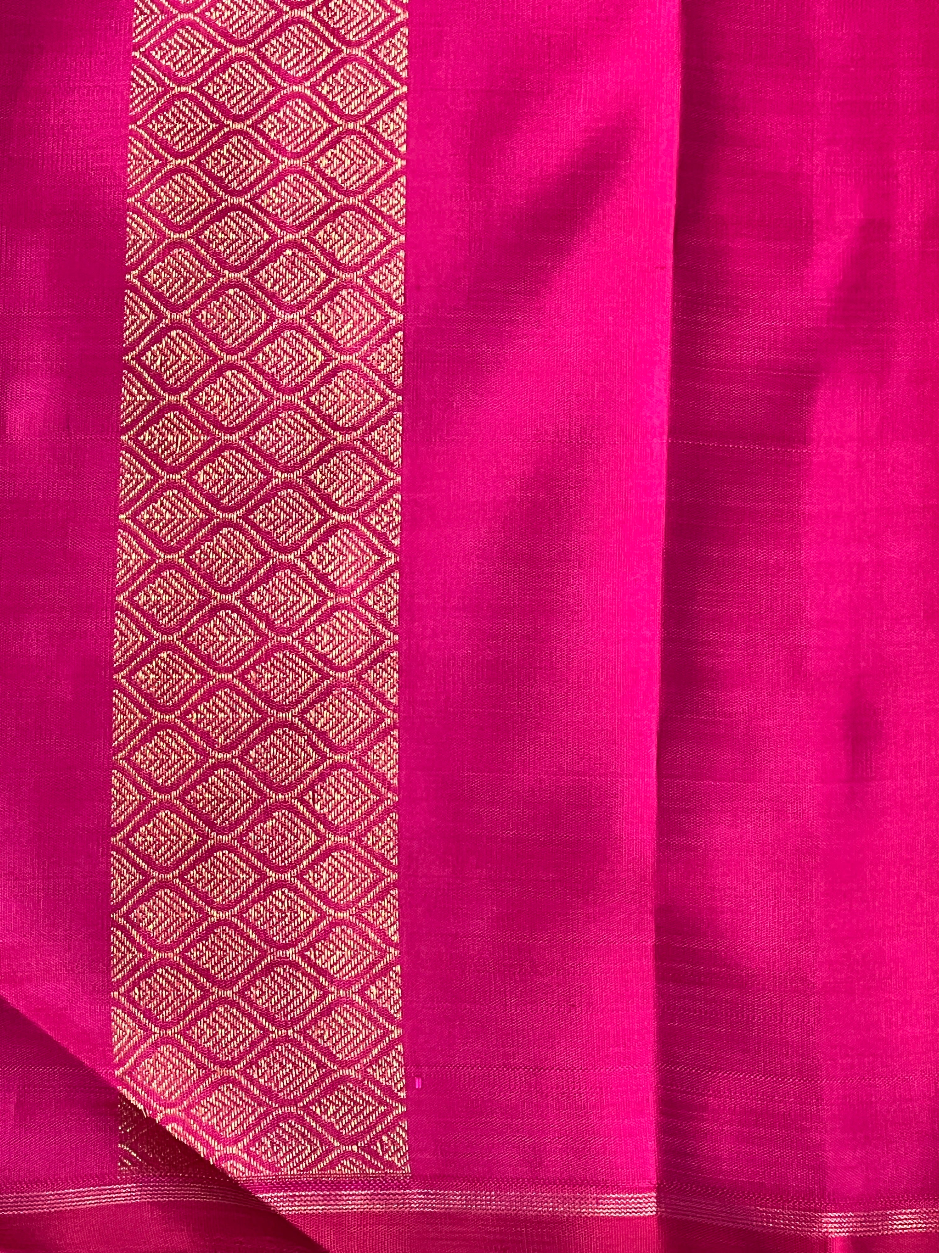 Vera kolam kanchipuram silk saree