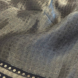 Handwoven Organza Silk Saree - Navy