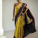 Mohana tricolour kanchipuram silk saree