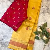 Kimaya small thread border silk saree