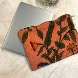Pink Kalamkari Laptop Sleeve