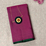 Nihira rising lines kanchipuram silk saree