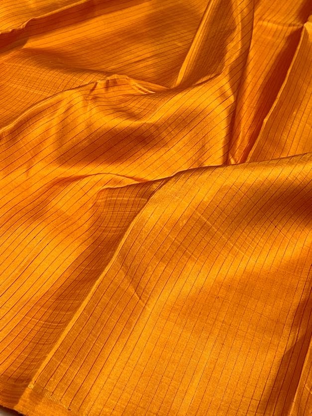 Alani striped kanchi silk saree