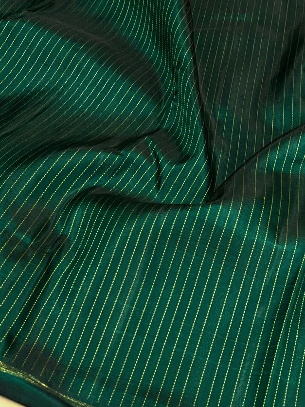 Alani striped kanchi silk saree