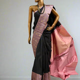 Trayi mayil chakram kanchipuram silk saree