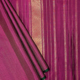 Nihira rising lines kanchipuram silk saree