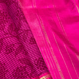 Mila monotone printed kanchi organza saree