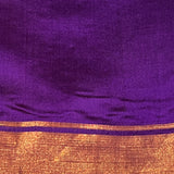 Violet chandheri silk saree