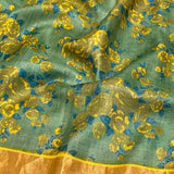 Maya Dreamy Floral Tussar Saree