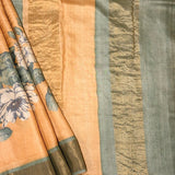 Maya Buttercup Tussar Saree