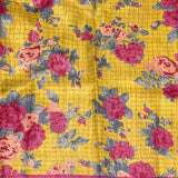 Maya Floral Zari Checks Tussar Saree