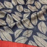 Maya Floral Zari Checks Tussar Saree