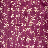 Maya Purple Zari Checks Tussar Saree