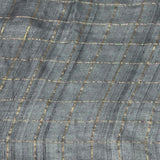 Maya Purple Zari Checks Tussar Saree