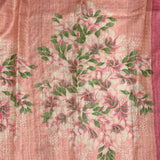 Maya Floral Zari Checks Tussar Saree