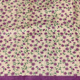 Maya Floral Zari Checks Tussar Saree