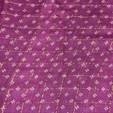 Maya Grey Zari Checks Tussar Saree