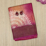 Maya Mandala Printed Tussar Saree