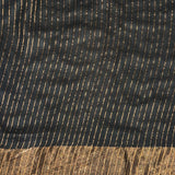 Maya Midnight Tulip Printed Tussar Saree