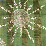 Maya Mandala Printed Tussar Saree
