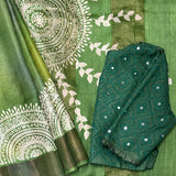 Maya Mandala Printed Tussar Saree