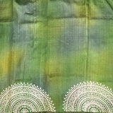 Maya Mandala Printed Tussar Saree