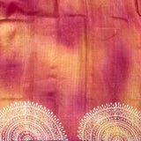 Maya Mandala Printed Tussar Saree