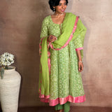 Green Kota Kalidar Set