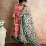 Purple Kota Kalidar Set