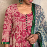 Purple Kota Kalidar Set