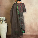 Brown Kota Kalidar Set