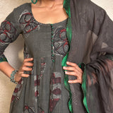 Brown Kota Kalidar Set