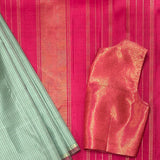 Charita Grids Kanchipuram Silk Saree